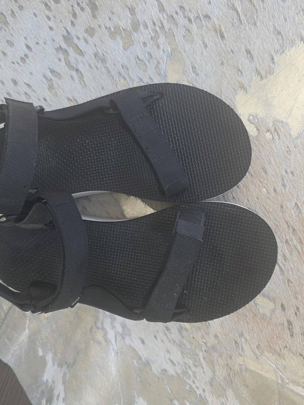 Teva Women’s Black Strappy Sandals - Picture 3 of 7
